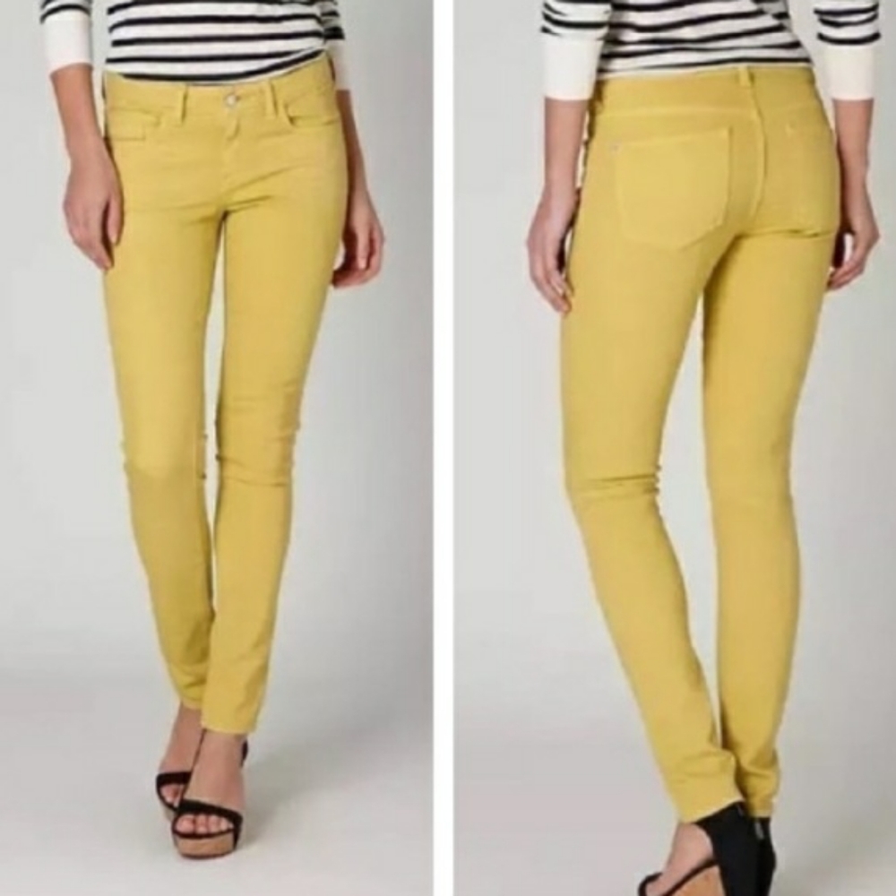 Anthropologie Pilcro Yellow Jeans Stet Fit 31